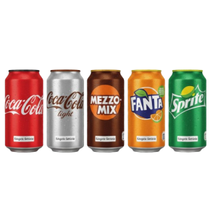 Cola / Light / Mezzo-Mix / Fanta / Sprite (Klein)