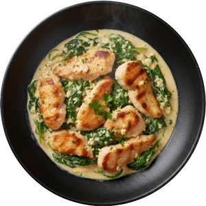 Chicken Spinat