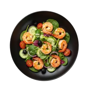 Salat Garnelen