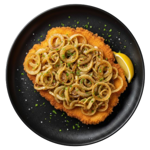 Zwiebelschnitzel